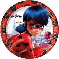 Miraculous: Buburuza și Motanul Negru set de farfurii de hârtie 8 bucăți 23cm