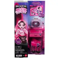 Monster High Îngrijirea Monștrilor păpușa Draculaura cu accesorii - Mattel