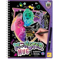 Monster High: Set de creație cu șabloane pentru desen Monster Hug - Lisciani