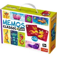 Monștri drăguți Classic &amp; Plus joc de memorie 36 bucăți - Trefl