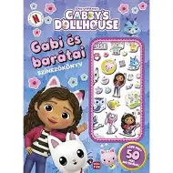 Móra: Gabi și prietenii - Casa de păpuși a lui Gabi - carte de colorat cu autocolante pufoase