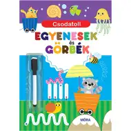 Móra: Pana magică - Carte interactivă de activități cu linii drepte și curbe