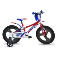 Mountain Bike R1 bicicletă pentru copii roșu-albastru, mărimea 14 - bicicletă Dino Bikes