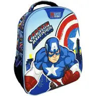 Must... Rucsac rotunjit pentru grădiniță cu Captain America 27x10x31cm