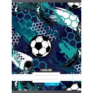 Nebulo: Caiet dictando cu copertă cartonată, model minge de fotbal, 81-32 A/4