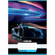 Nebulo: Caiet dictando pentru clasa a 4-a cu model de mașină neon A/5 21-32