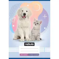 Nebulo: Caiet dictando pentru clasa a 4-a, model cu câini și pisici, A/5 21-32