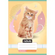 Nebulo: Caiet liniat pentru clasa a 3-a, format A5, 12-32, cu animale - Pisici