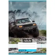 Nebulo: Caiet tip linii, clasa a 4-a, format A5, model off-road 21-32, capsat