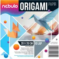 Nebulo: Foi de origami 20x20cm, set de 10 bucăți, 80g