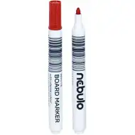Nebulo: Marker pentru tablă cu vârf conic, culoare roșie