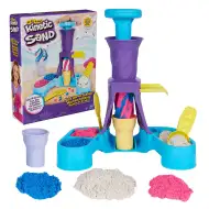 Nisip kinetic: Set de joacă pentru prepararea înghețatei din nisip modelabil 396g - Spin Master