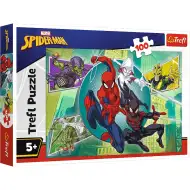 Omul-Păianjen și prietenii săi puzzle de 100 piese - Trefl