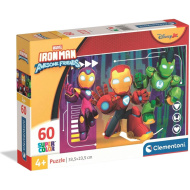 Omul de fier și prietenii săi, puzzle Supercolor de 60 de piese - Clementoni