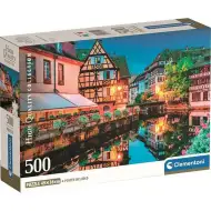 Oraș luminat puzzle Compact HQC de 500 de piese - Clementoni