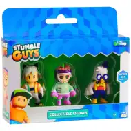 Pachet de 3 mini figurine Stumble Guys, disponibil în mai multe variante, seria 3, 1 bucată