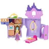Palatul prințeselor Disney mini cu păpușă Rapunzel - Mattel