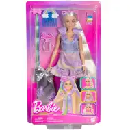 Păpușa Barbie în ținută cu pisică, set de joacă cu șuvițe la modă - Mattel