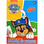 Patrula Cățelușilor: Colorează după numere – Carte de colorat cu autocolante