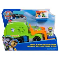 Patrula cățelușilor: CrushNRoll camion de gunoi deluxe Rocky - Spin Master