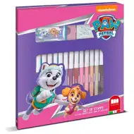 Patrula cățelușilor: Set de 22 de ștampile cu Skye și Everest cu carioci - Multiprint