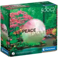 Peace puzzle: Picături de ploaie liniștitoare puzzle de 500 piese - Clementoni