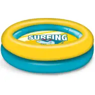 Piscină gonflabilă cu model de rechin, cu 2 inele, 100 cm - Mondo Toys