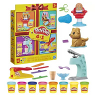 Play-Doh: Pachet mini 4-în-1, colecție clasică de jucării, set de plastilină - Hasbro