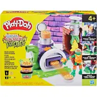 Play-Doh: Set de joacă Teenage Mutant Ninja Turtles Slice and Blast Pizza - Hasbro