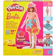 Play-Doh: Set de modelaj Barbie cu modele florale și franjuri - Hasbro