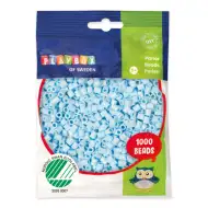 PlayBox: 1000 de mărgele MIDI de 5 mm, termocolante, de culoare albastru-gheață