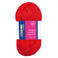PlayBox: Ață de acril 50g roșu