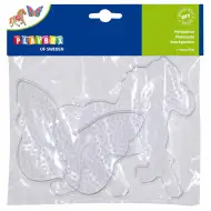 PlayBox: Bază de mărgele MIDI de 5mm, călcabile, model fluture și cal.