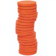 PlayBox: Disc de acuarelă portocaliu 30mm 1buc