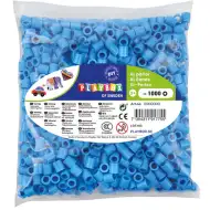 PlayBox: Mărgele MIDI XL de 9 mm pentru călcat, pachet de 1000 bucăți, culoare albastră