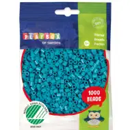 PlayBox: Mărgele MIDI de 5mm pentru călcat, 1000 bucăți, culoare turcoaz