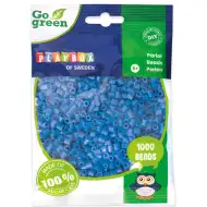 PlayBox: Mărgele de călcat MIDI verzi, de 5 mm, 1000 bucăți, în culoare albastră.
