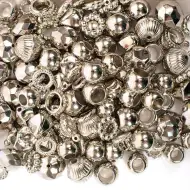 PlayBox: Mărgele metalizate pentru înșirat, 180 buc.