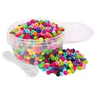 PlayBox: Mărgele mici de înșirat 6mm 850buc