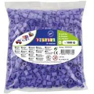 PlayBox: Pachet de 1000 bucăți mărgele MIDI XL de 9 mm pentru călcat, culoare mov