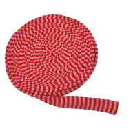 PlayBox: Rulou de material textil roșu-gri, compresibil, 10m x 3cm.