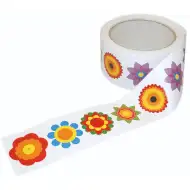 PlayBox: Rulou de stickere cu flori, 450 de bucăți