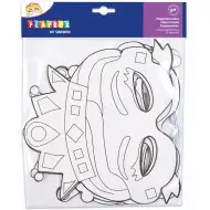 PlayBox: Set de 12 măști de hârtie pentru prințese