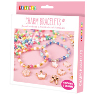 PlayBox: Set de 500 de mărgele pentru confecționat brățări charm cu pandantive