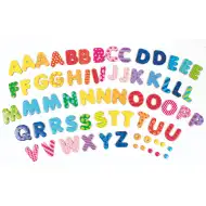 PlayBox: Set de 60 de litere colorate magnetice