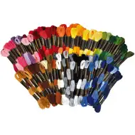 PlayBox: Set de ață de brodat, 100 de bucăți, 42 de culori