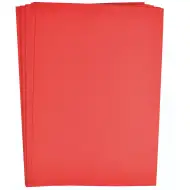 PlayBox: Set de carton roșu A4, 25 de bucăți, 180g