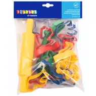 PlayBox: Set de forme pentru decupat cu sucitor, 17 piese