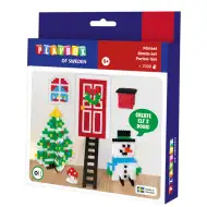 PlayBox: Set de mărgele MIDI de 5mm care se pot călca, 2000 de bucăți - Atmosferă de Crăciun
