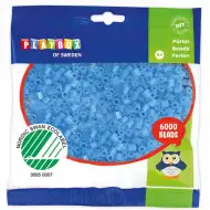 PlayBox: mărgele MIDI de călcat, albastru deschis, 5 mm, pachet de 6000 bucăți